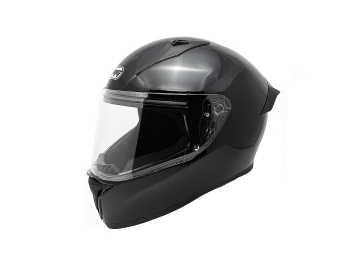 ModCycles - Full Face MMG Helmet. Model Bolt. Color: Shiny Black. DOT APPROVED